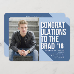 LANGE GLÜCKWUNSCH ZUR GRAD NAVY EINLADUNG