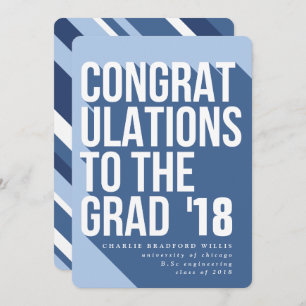 LANGE GLÜCKWUNSCH ZUR GRAD NAVY EINLADUNG