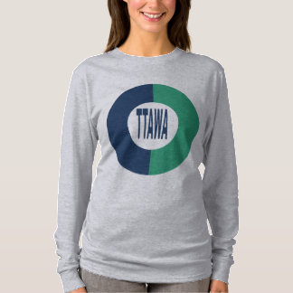 Lange graue Hemden für Frauen OTTAWA T-Shirt