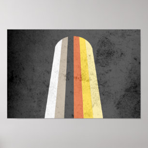 LANGE HAAR-STOLZ-FLAGGE POSTER