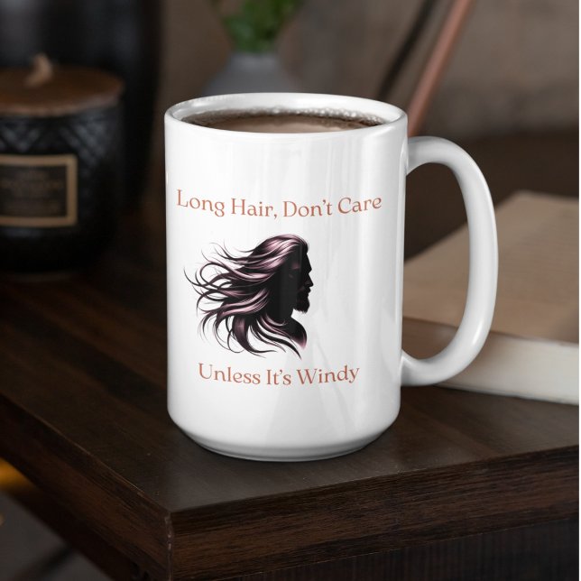 Lange Haare, keine Sorge - es sei denn, es ist win Kaffeetasse (Von Creator hochgeladen)