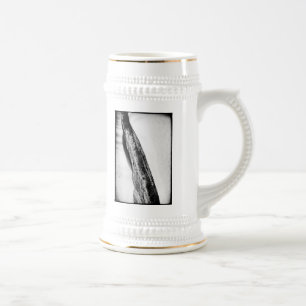 lange harte Kälte einsam Bierglas