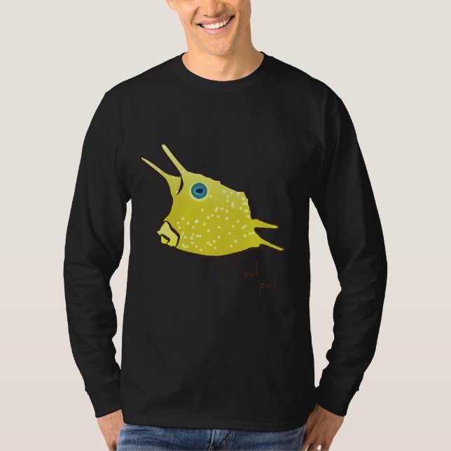 Lange Hornkuhfische T-Shirt (Vorderseite)