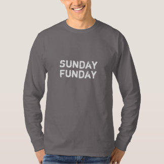 Lange Hülse Crew Sonntags Funday T-Shirt