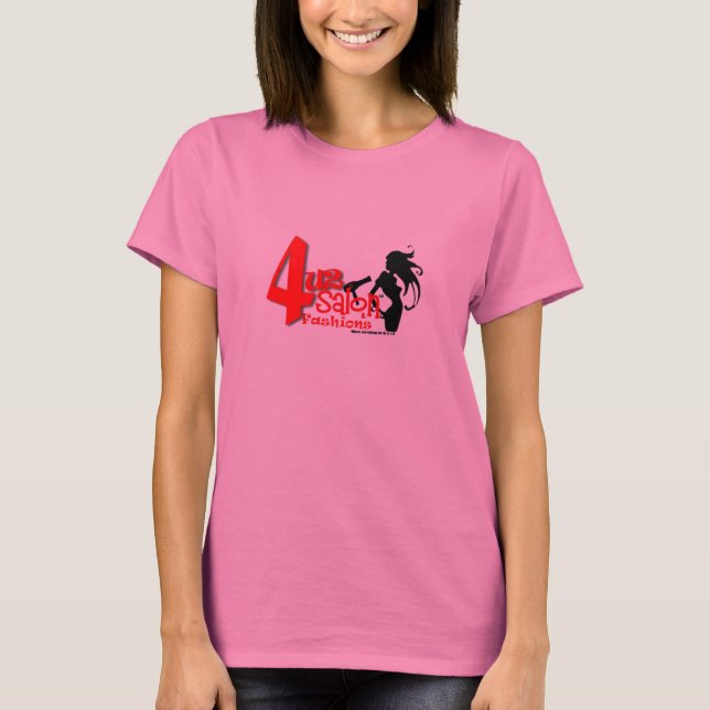 lange Hülse des Salon-4u2 (Rosa) T-Shirt (Vorderseite)