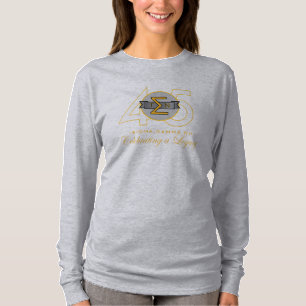 Lange Hülse Gld Liter Sigma-Gamma-NU 45. T-Shirt