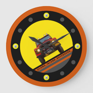 LANGE INSELVERTEIDIGUNGSTRÄGER SCHLIESSEN GROßE WANDUHR