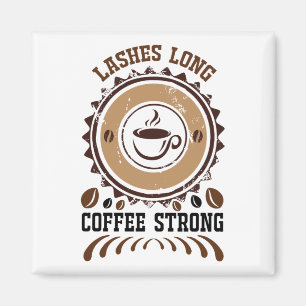 lange Kaffeemaschine Magnet