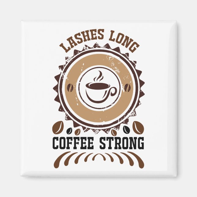 lange Kaffeemaschine Magnet (Vorne)