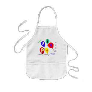 Lange Künste u. Handwerk, die Ballon-Schürze malen Kinderschürze