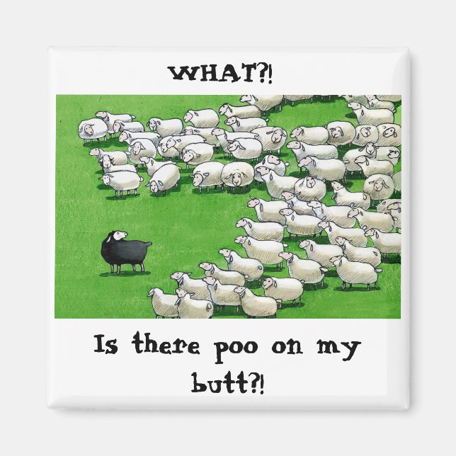 Lange Lämmer verloren: klebriger Hintern Magnet (Vorne)