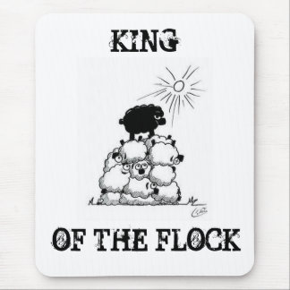 Lange Lämmer verloren: König der Flock-Mousepad Mousepad