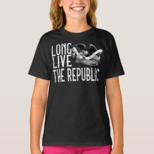 LANGE LEBEN DIE REPUBLIK - mit Adler & Banner T-Shirt