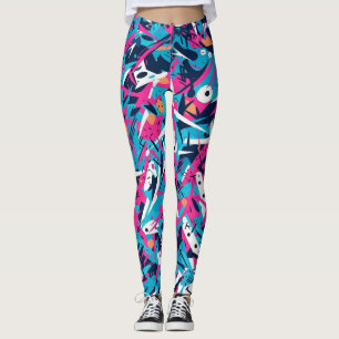 Lange Leggings Model ist 1,78 m groß und trägt ein