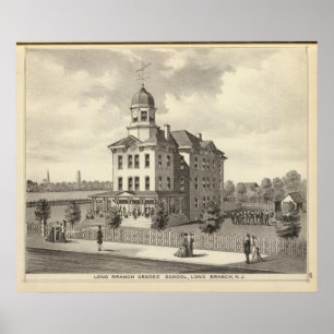 Lange Niederlassungs-geordnete Schule, lange Poster