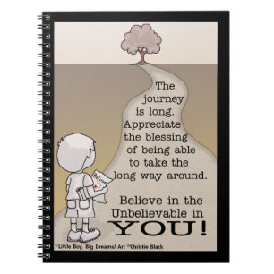 Lange Reise Notizblock