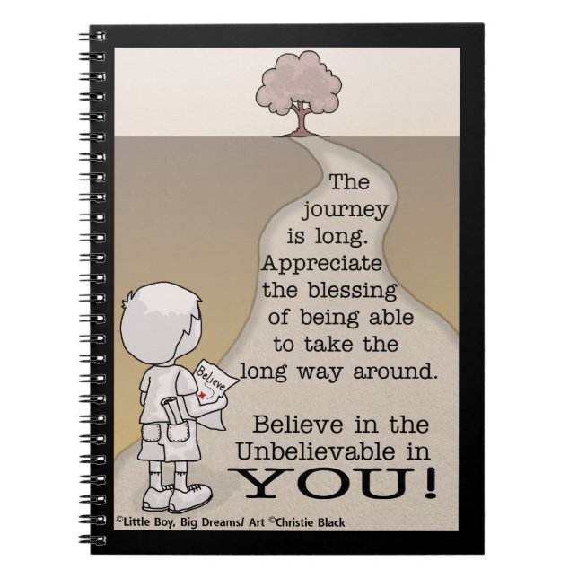 Lange Reise Notizblock (Vorderseite)