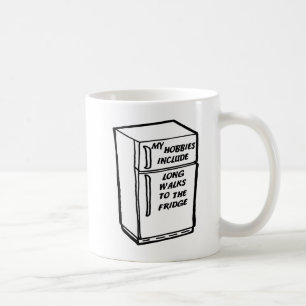 Lange Spaziergänge zum Kühlschrank Funny Mug Tasse