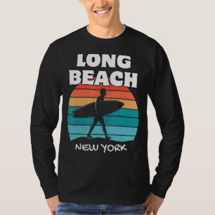 LANGE STRÄNDE NEW YORK SURF VINTAGE SONNENSCHIRME T-Shirt