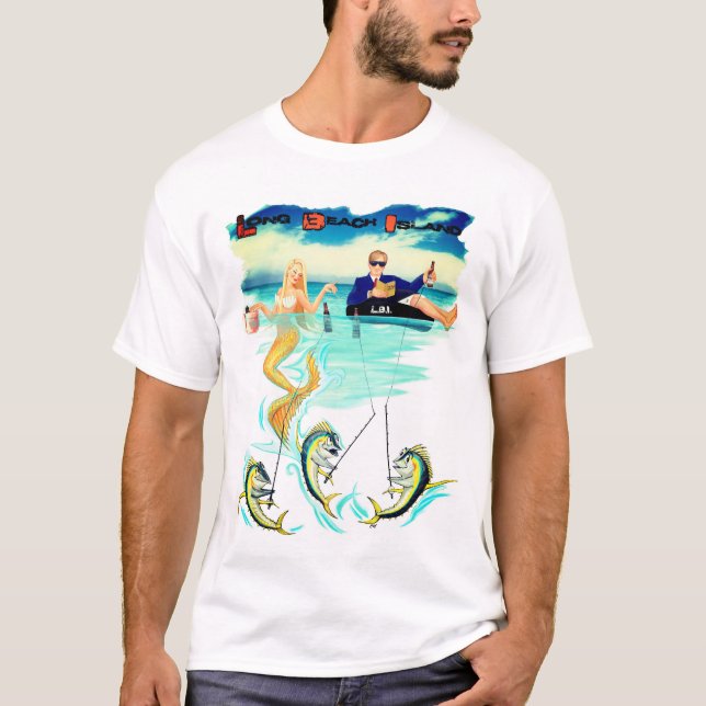 LANGE STRANDINSEL T-Shirt (Vorderseite)