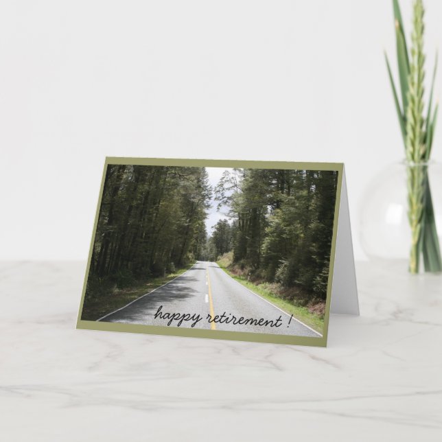 lange Straßen gereist Karte (Vorderseite)