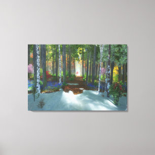 Lange Tageswanderungen Leinwand drucken