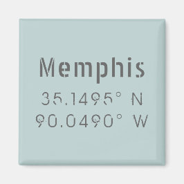Länge und Breite der Memphis Magnet