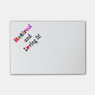 Lange und liebend...das gute Leben Post-it Klebezettel