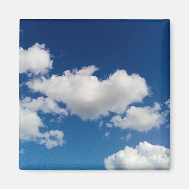 Lange weiche Wolke Magnet (Vorne)