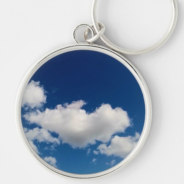 Lange weiche Wolke Schlüsselanhänger (Vorne)