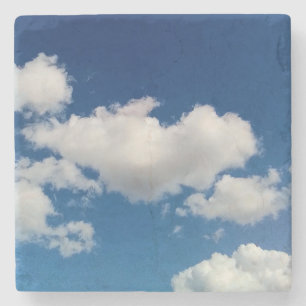 Lange weiche Wolke Steinuntersetzer