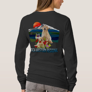 Langer die Hülsen-goldener Retriever-T - Shirt de