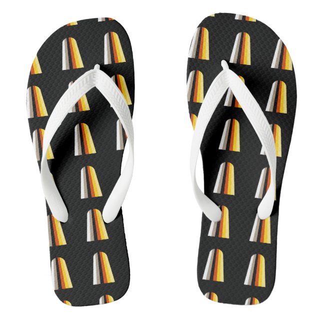 Langer Haar-Stolz Flip Flops (Fußbett)