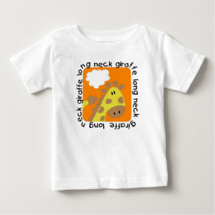 Langer Hals-Giraffen-Baby-Spielanzug Baby T-shirt
