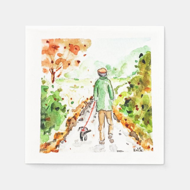 Langer Heimweg Serviette (Vorderseite)