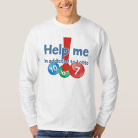 Langer Hülsen-T - Shirt des Lotto-Süchtigen