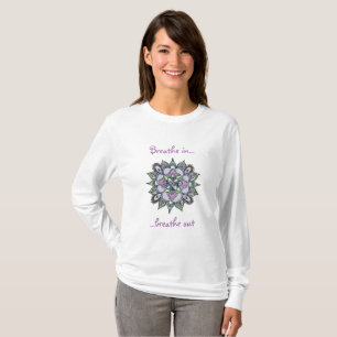 Langer Hülsen-T - Shirt WatercolorMandala