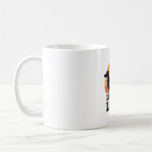 Langer Hund Längere Liebe Vintage-Dachshund-Sonnen Kaffeetasse