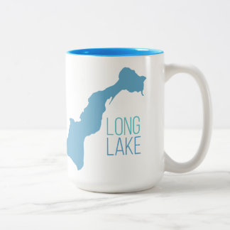 Langer See, Vicksburg, Michigan Zweifarbige Tasse