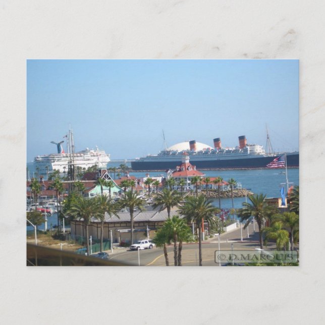 LANGER STRAND, CA POSTCARD #1 POSTKARTE (Vorderseite)