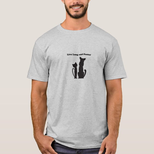 Langer und PflegelebhaftT - Shirt - Tiere (Vorderseite)
