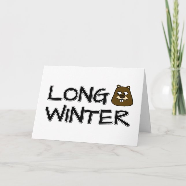Langer Winter Karte (Vorderseite)