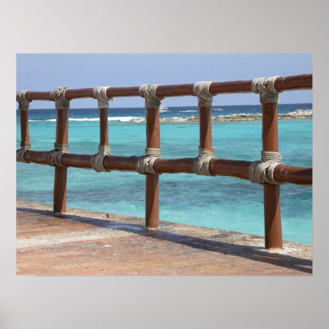 langer Zaun Poster (Vorne)