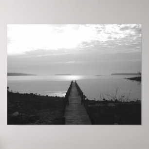 Langes altes Dock Poster