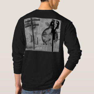 Langes die Hülsen-Shirt des Störungssuchers T-Shirt
