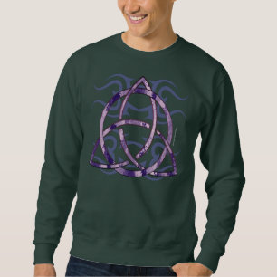 Langes die Hülsen-Shirt gemarmorter Triquetra Sweatshirt