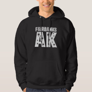 Langes Hülsen-Geschenk Fairbanks AK Alaska Hoodie