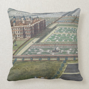 Langes Leate graviert von Johannes Kip Kissen