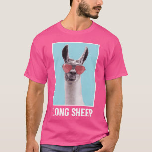 Langes Schaf Lustiges Tier lustig T-Shirt