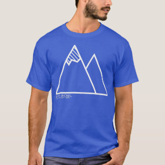 Langes Skifahren auf dem Rücken T-Shirt